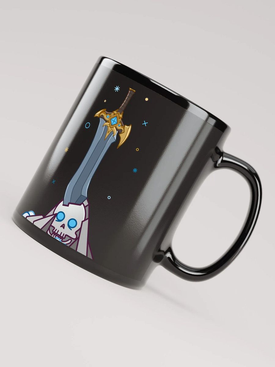 Sword in the Skull - Quel'Serrar Variation - Black Glossy Mug product image (4)