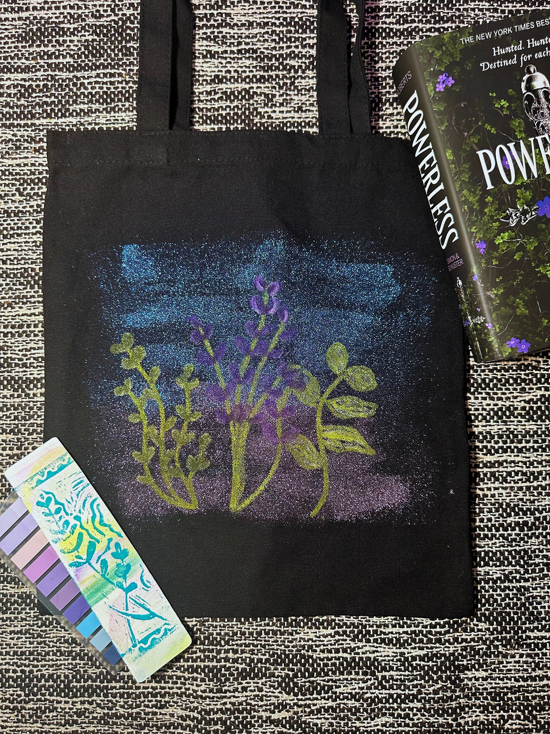 Lavender Haze Hand Painted Tote bag product image (1)