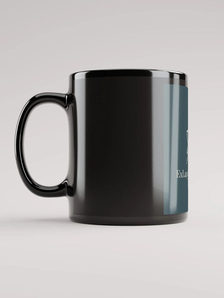 Rising Hero Black Glossy Mug product image (2)