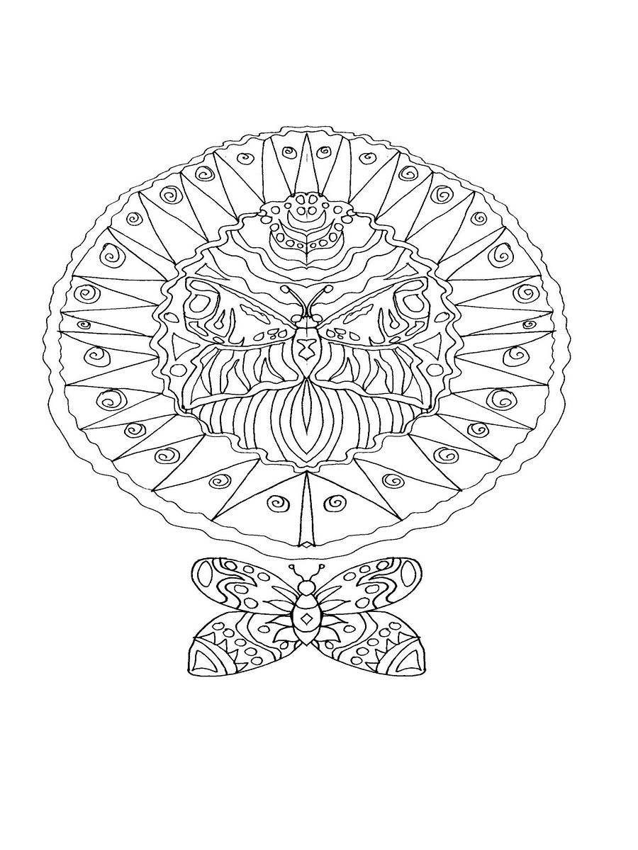 Fun with Mandalas,100 Great Coloring Pages, An Adult Coloring Book: Mandala Coloring Book for Adults Relaxation and Stress Relief, Amazing Big Patterns product image (8)
