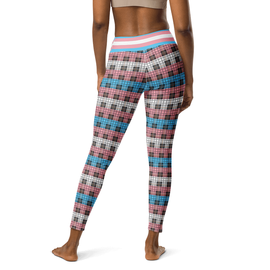 Trans Pride Plaid Leggings product image (2)