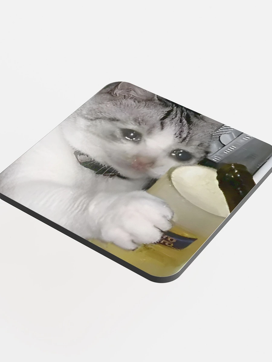 Glossed Cork Coaster: Meme Cats product image (4)