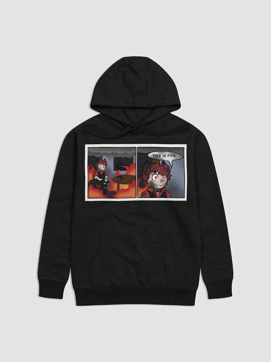 Premium Hoodie - This Is Fine Meme product image (1)