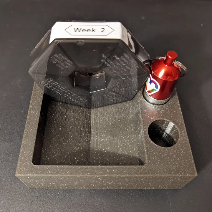 Heptagon Medicine Tray 3D Model product image (1)
