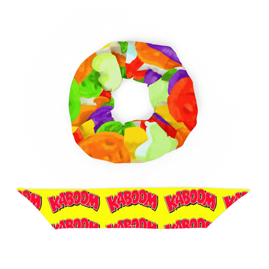 🥣 Saturday Morning Breakfast Kaboom! Scrunchie 🥣 product image (4)