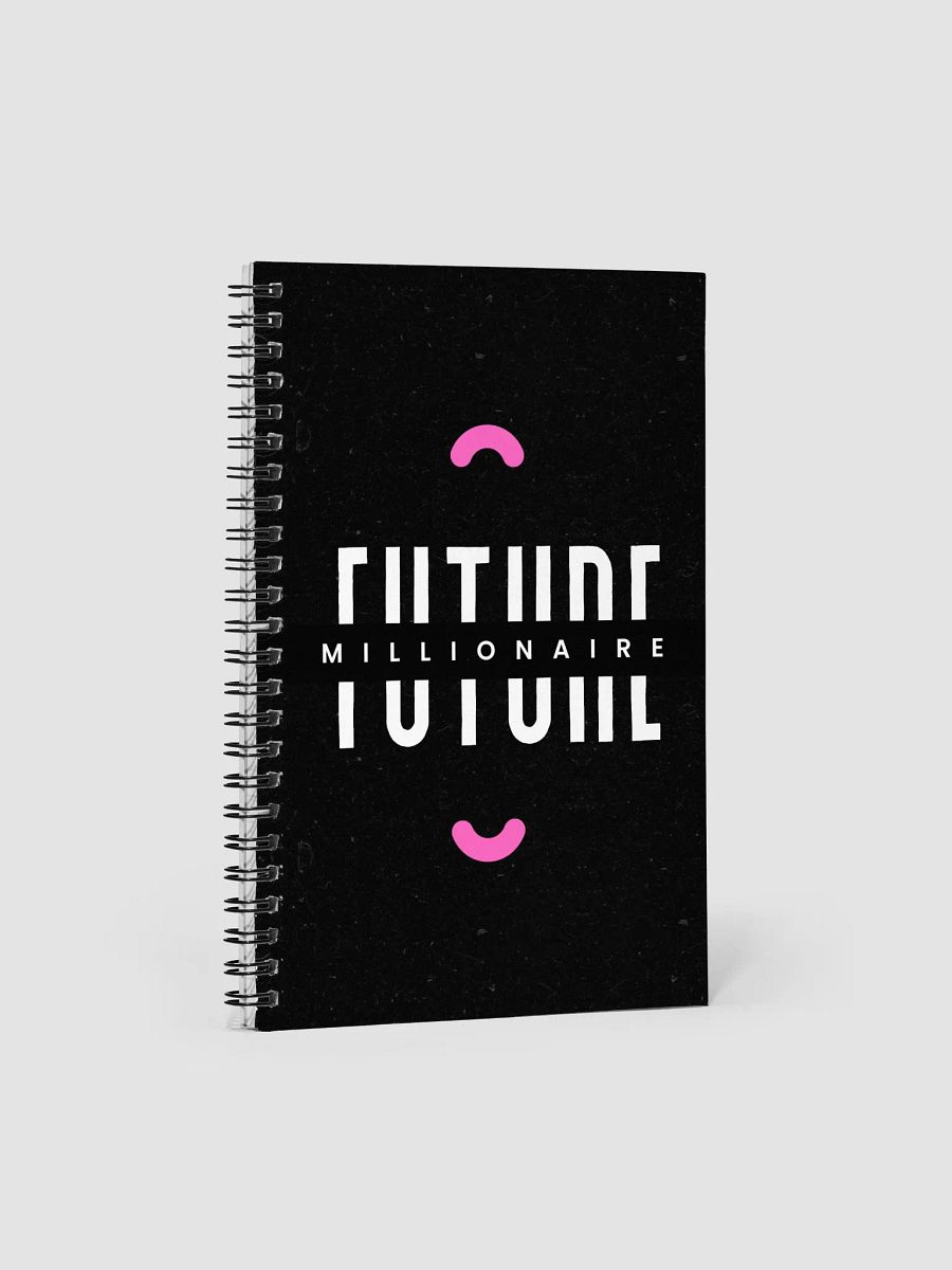 Future Millionaire Motivational Spiral Notebook product image (1)
