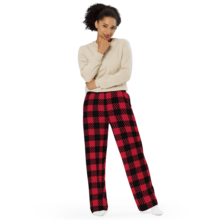 Blank & Red Wide-Leg Pants product image (1)
