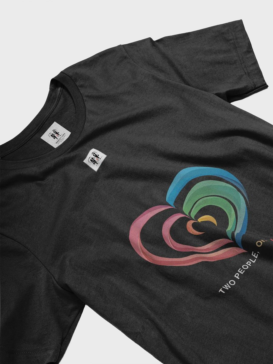 Two People One Love Rainbow Unisex T-Shirt product image (3)