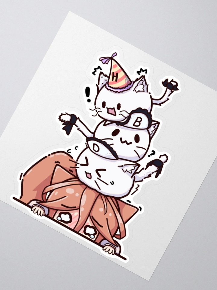 Shiro__Nya Catmaid Stack Sticker product image (4)