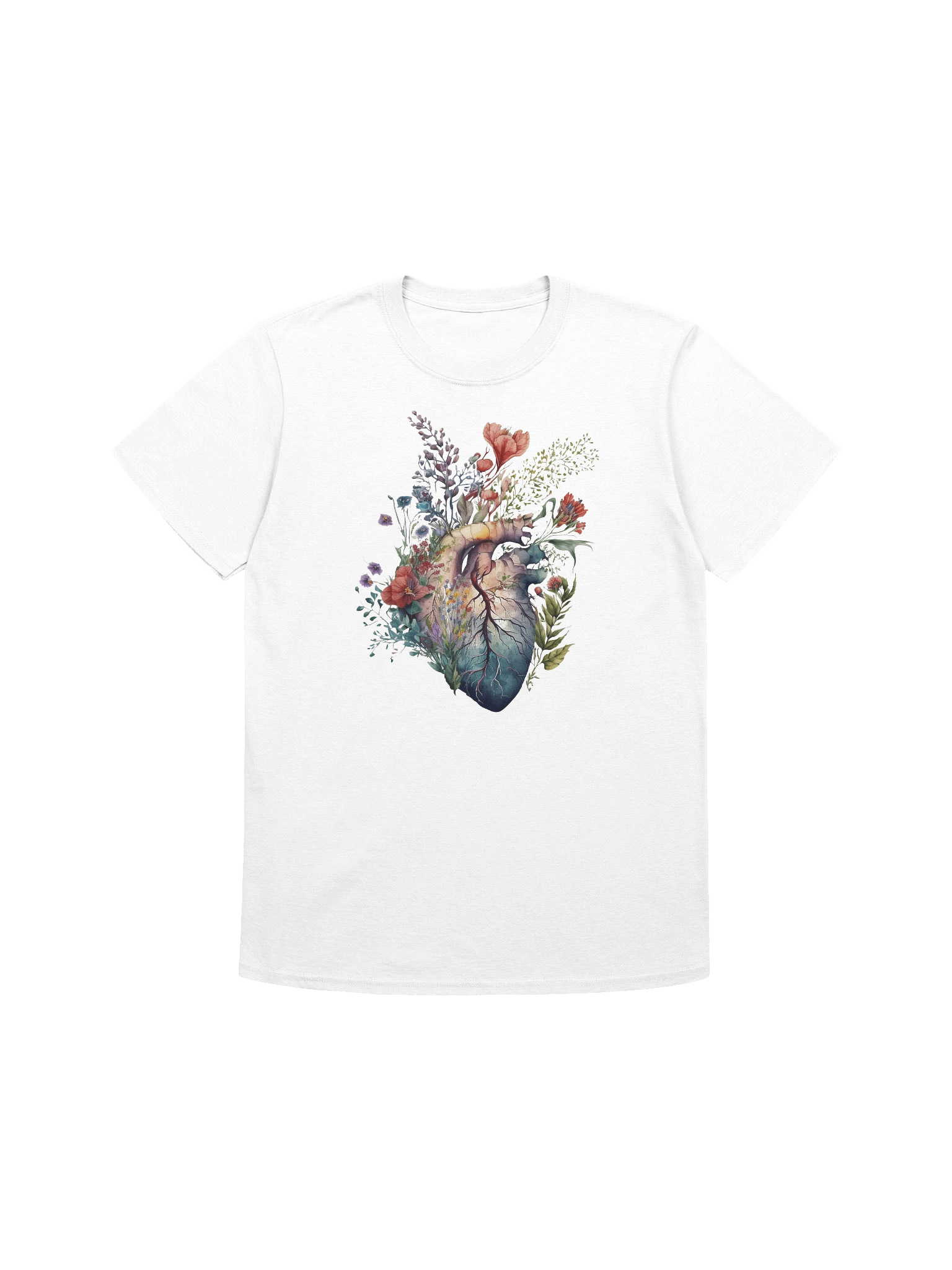 Botanical Anatomy Heart Watercolor product image (1)