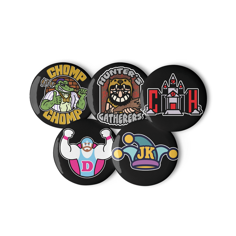 Set of 5 Logo Buttons product image (3)