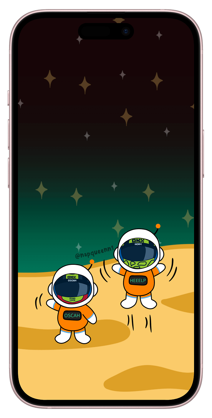 Landoscar in Space - Phone Wallpaper product image (1)