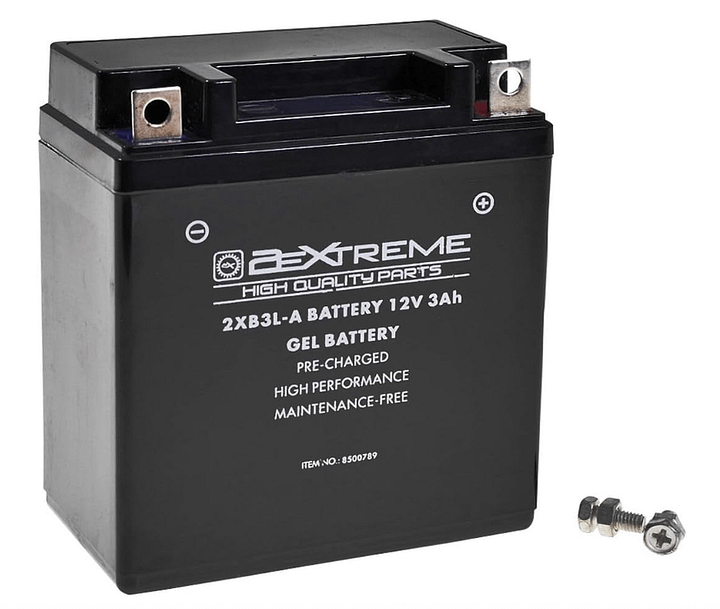 NM 12V Batterie für VAPE Zündung Simson KR51 Schwalbe Habicht Star SR4 Gel Batterie, wartungsfrei versiegelt und vorgeladen 50312 product image (1)