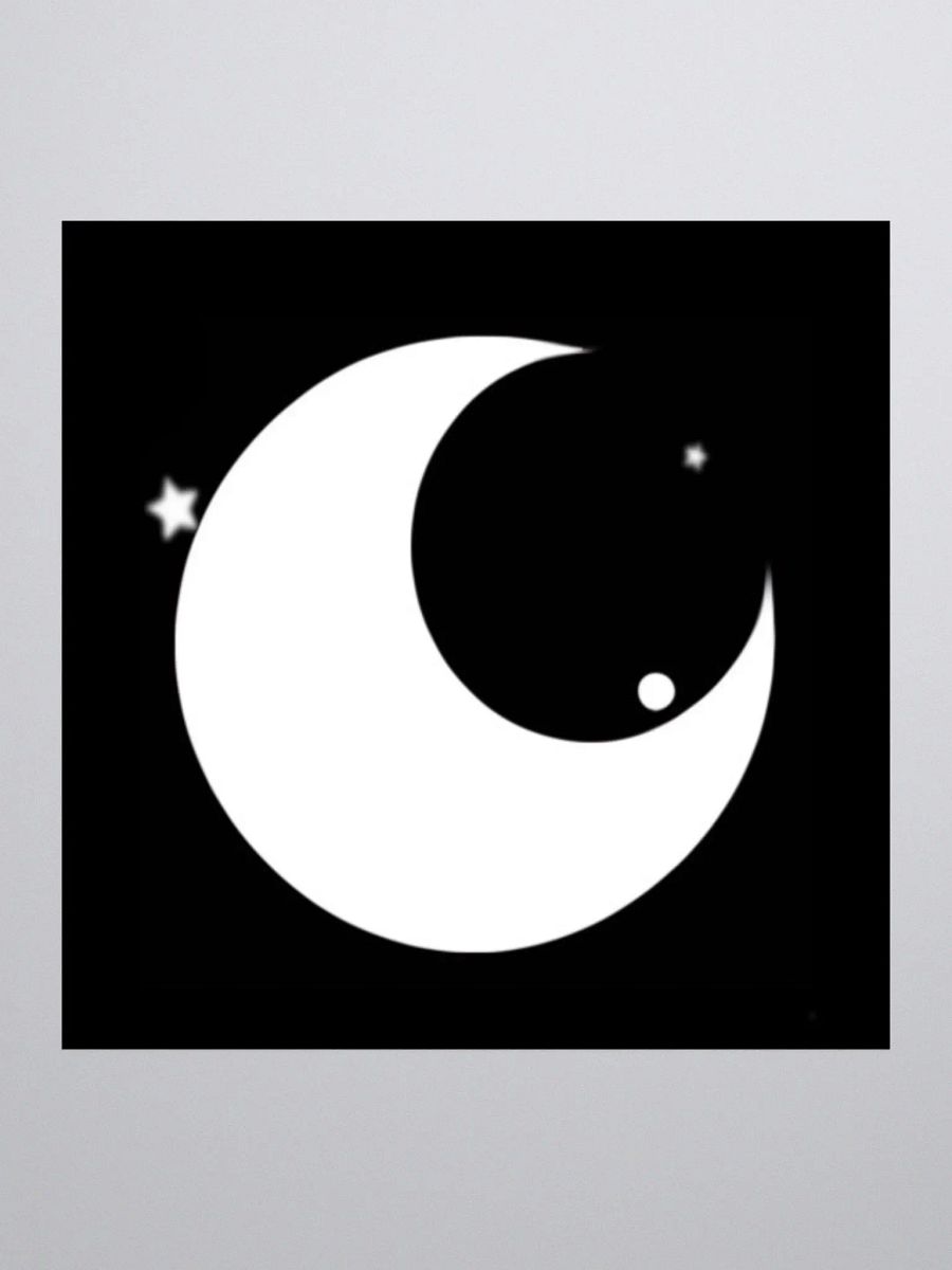 T.Playwright Moon Sticker(?) product image (1)