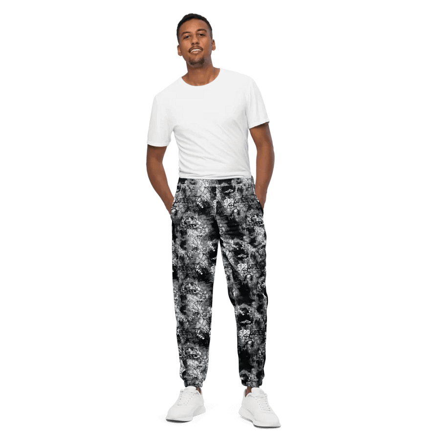 Black and White Graffiti | Unisex Track Pants product image (1)