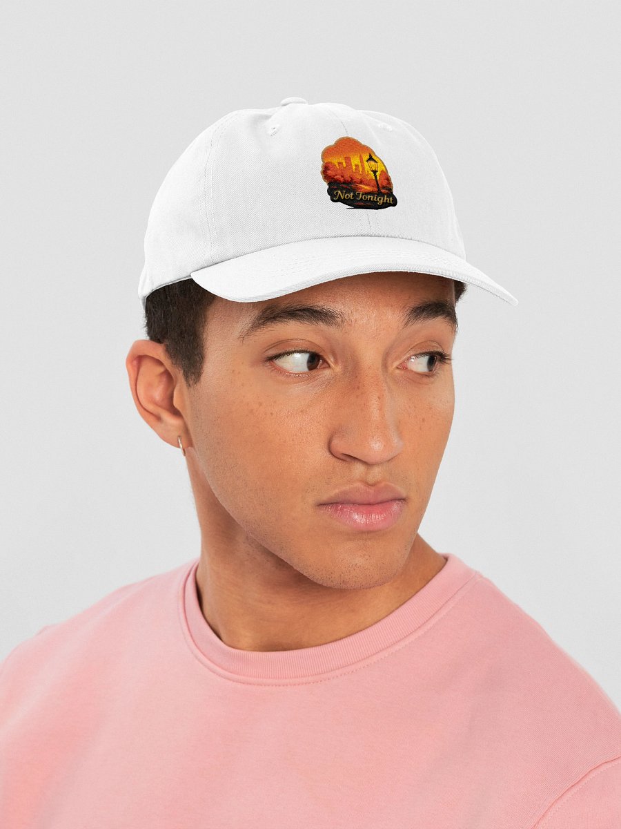 Not Tonight Dad Cap (White) product image (6)