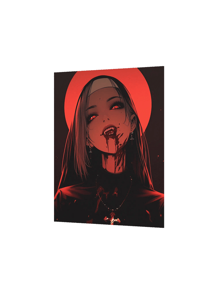 Bloody Vampire Glow Matte Poster product image (10)