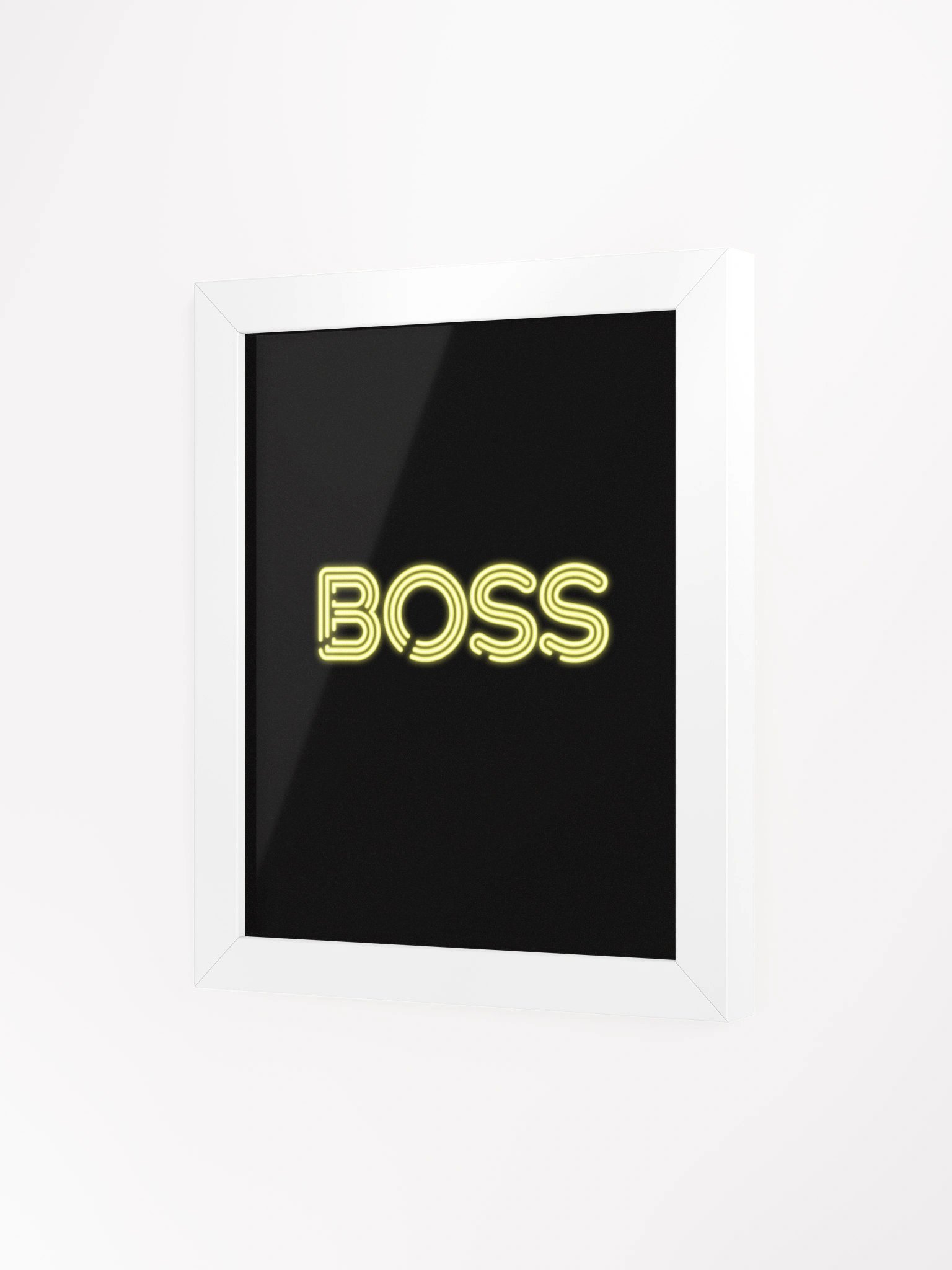 Neon Boss Framed Poster product image (3)