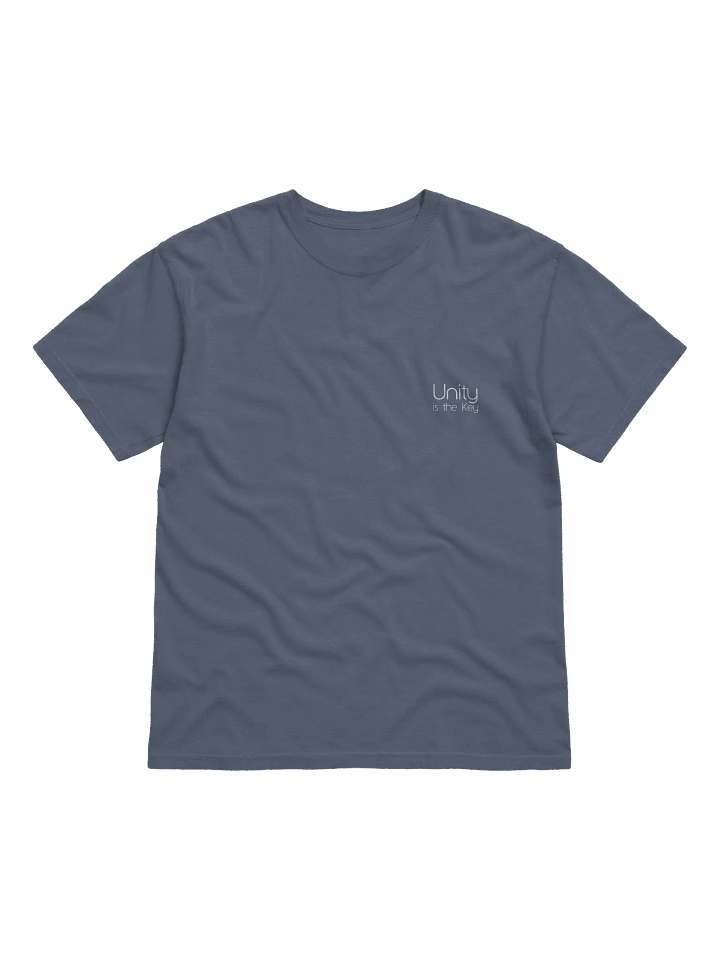 T-shirt pour homme UNITY IS THE KEY sigle blanc product image (2)