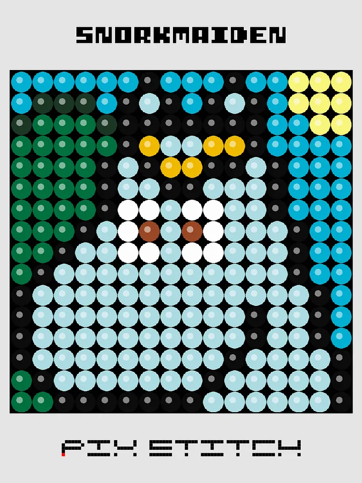 Snorkmaiden Pixel Art product image (1)