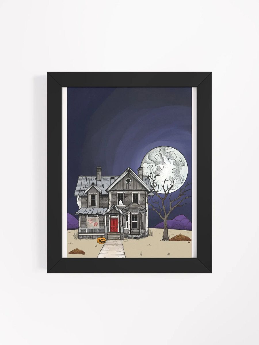 Haunted by the moon Framed product image (4)