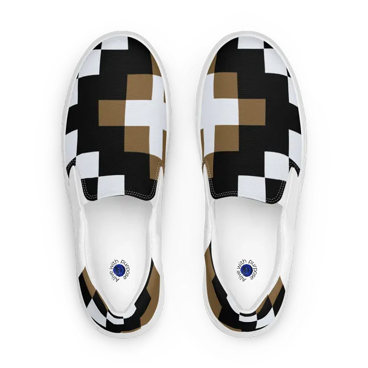 Symmetry Grid Men's Slip-On Shoes product image (2)
