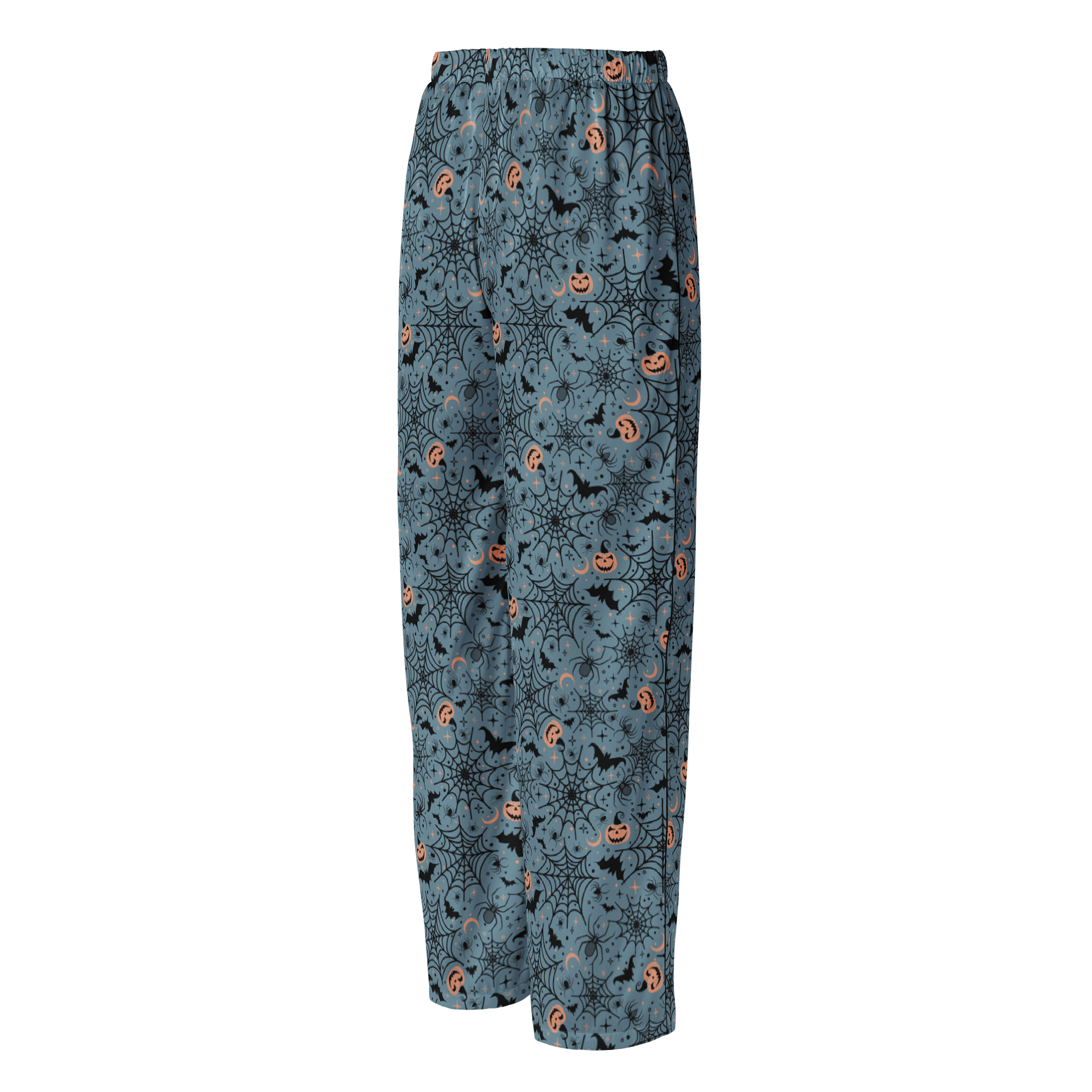 Retro Halloween Pajama Pants in Soft Indigo product image (2)