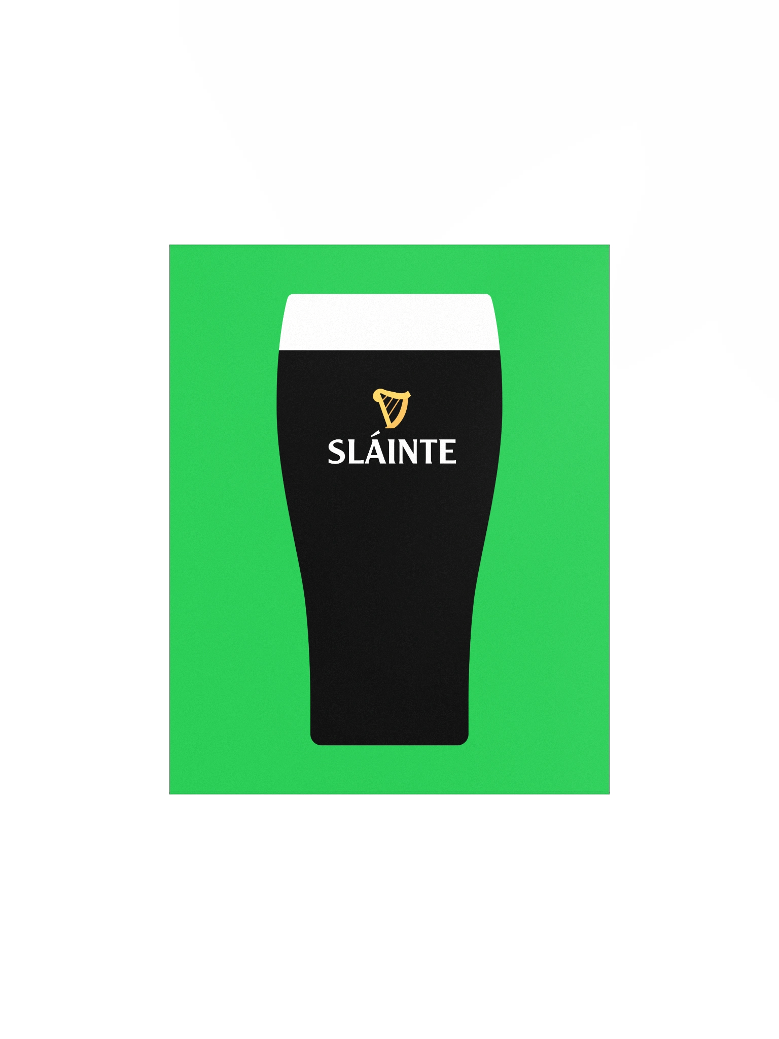 Sláinte - Pint of the Black Stuff | Enhanced Matte Paper Poster Print product image (1)