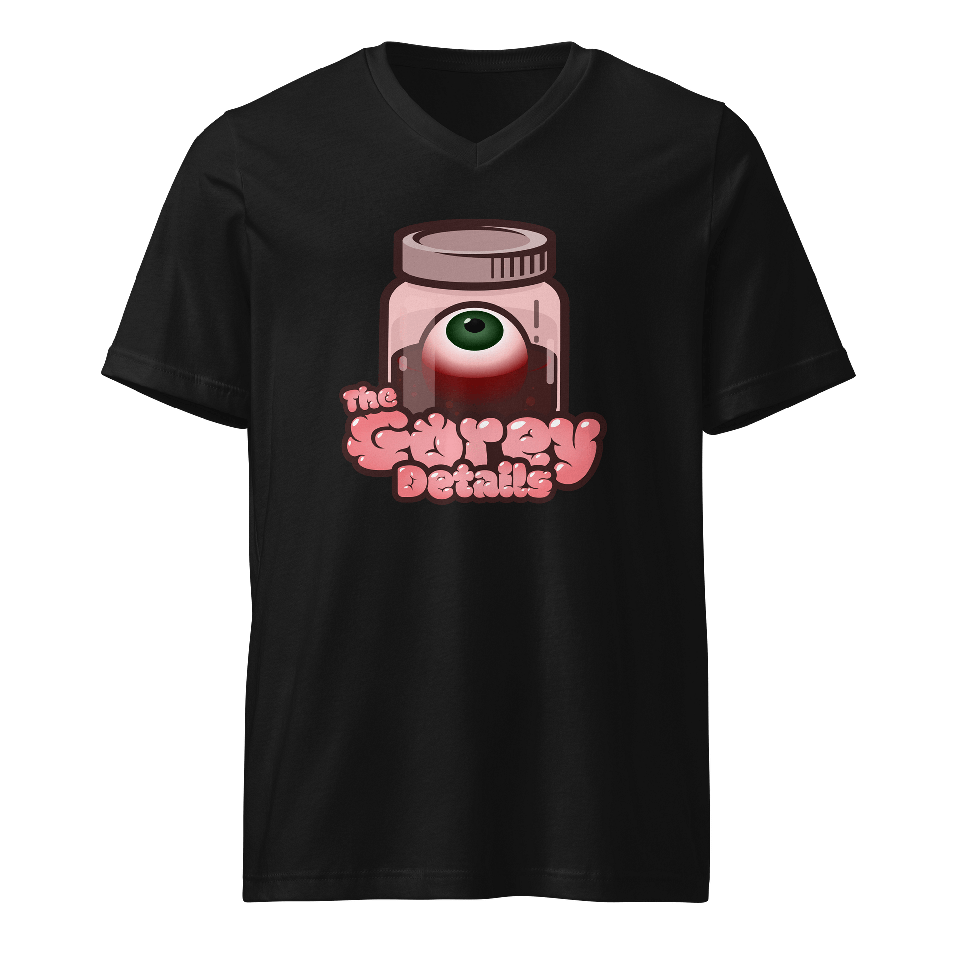 Full Logo Color - Bella+Canvas Short Sleeve V-Neck Jersey T-Shirt product image (1)