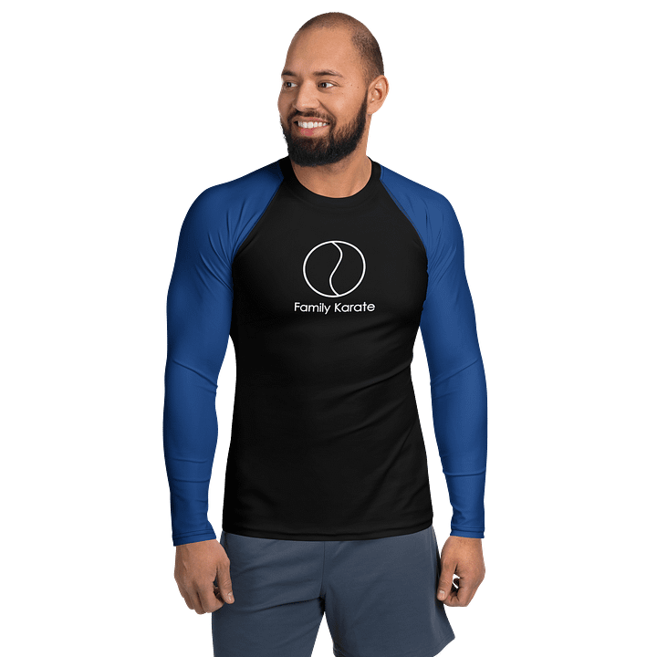 Family Karate Dragon Logo Long Sleeve Men's Rash Guard product image (1)