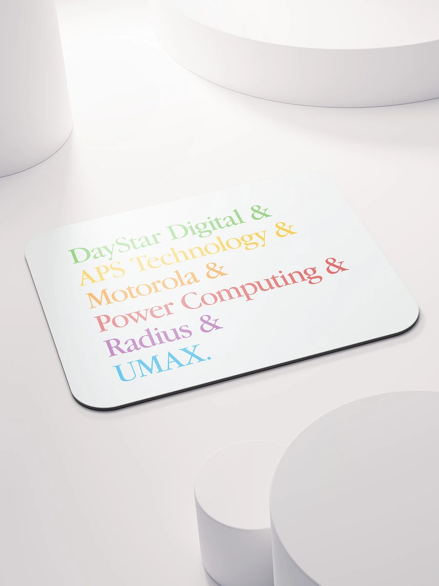 PowerPC Clone Lineup Mouse Pad (White) product image (4)