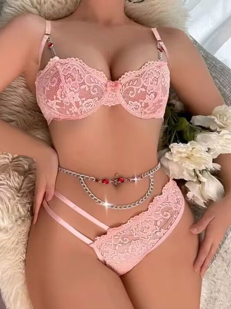 Pink panty set product image (3)