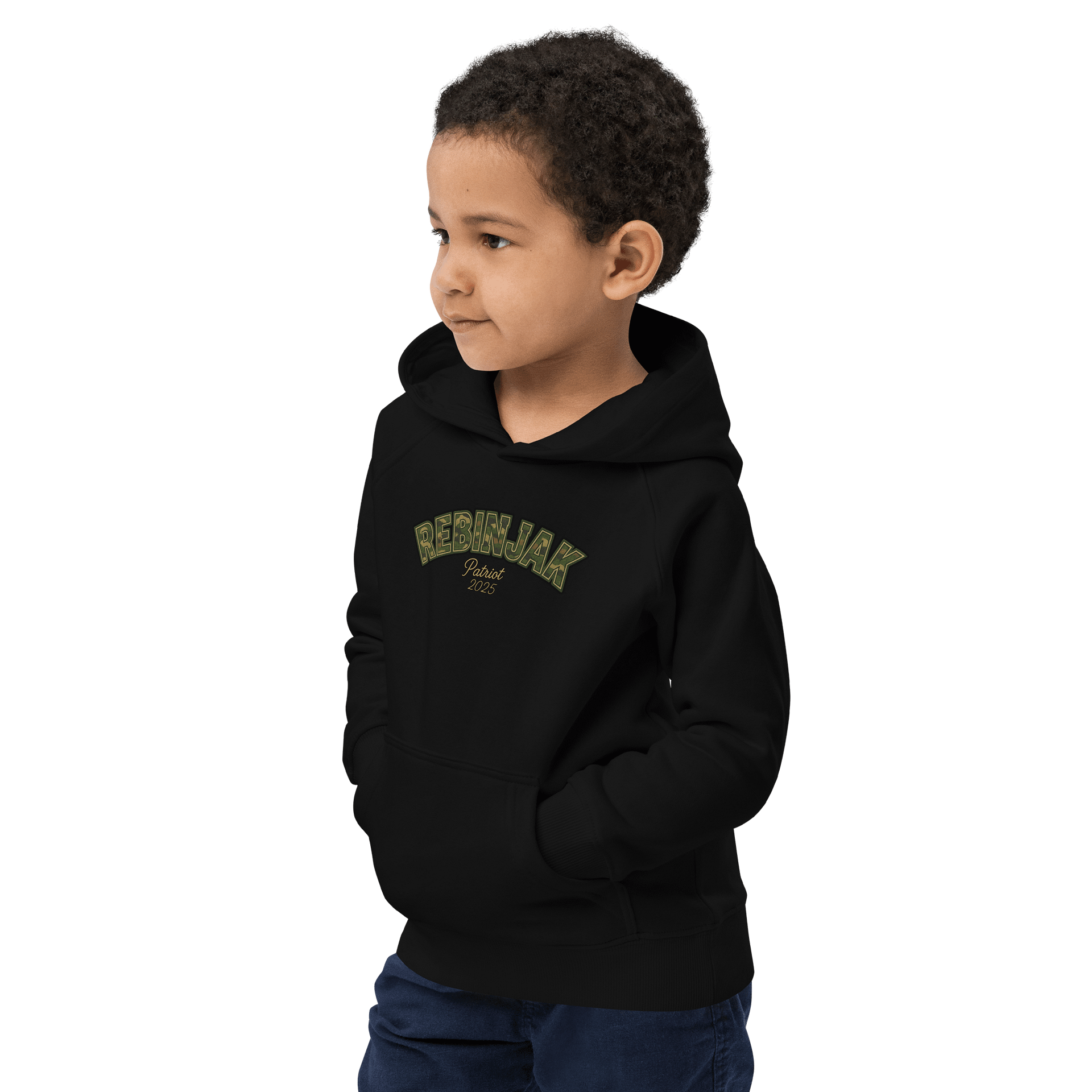 REBINJAK Patriot 2025 Kids Eco Hoodie product image (5)