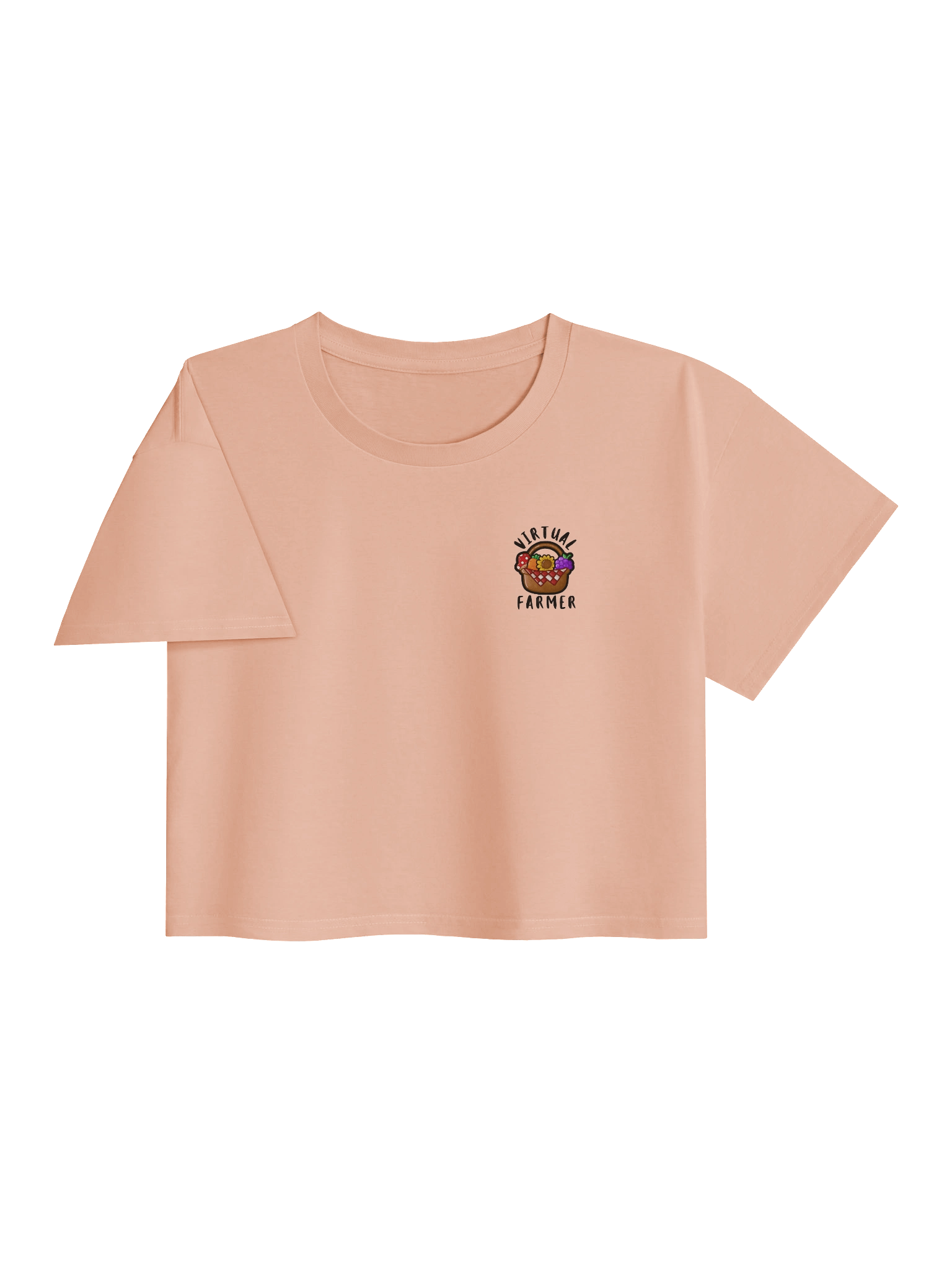 Virtual Farmer Crop Top - Black Text product image (16)