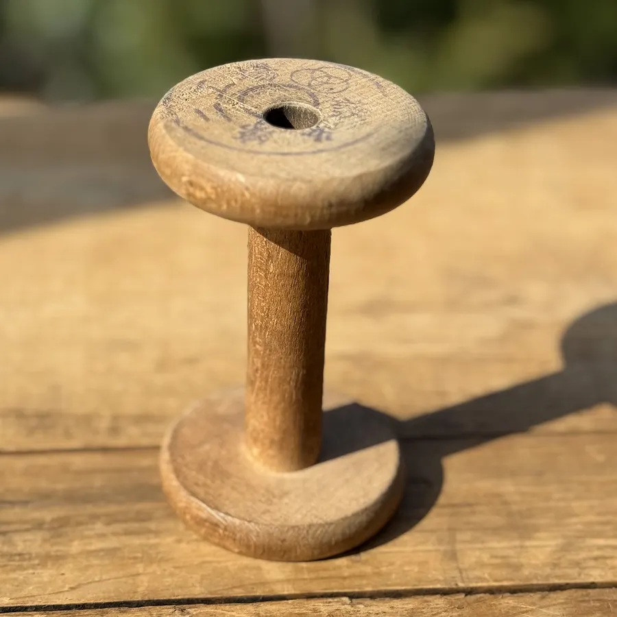 🎎 Japan Antique Roadshow: Morimoto Silk Thread Spool – Mid-Showa Textile Tool product image (1)