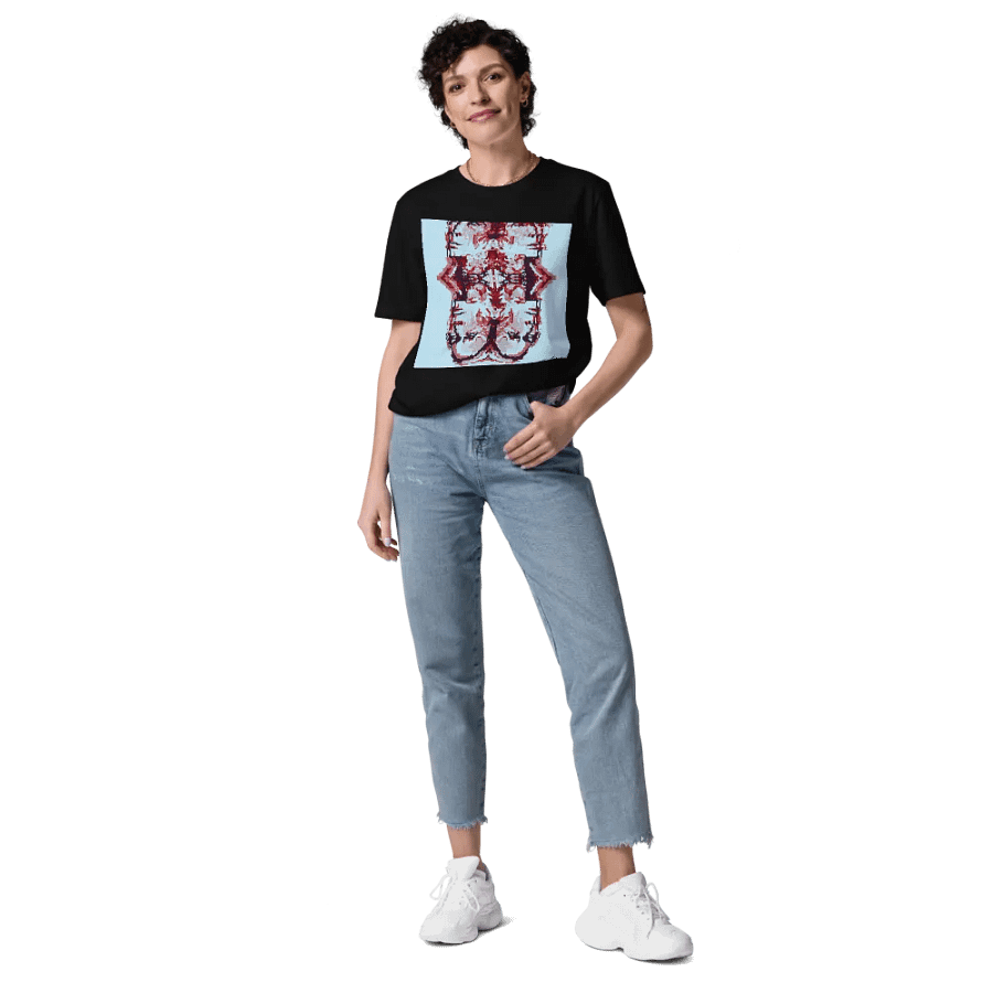 OGLALA/MANDALA Unisex EcoOrganic Cotton Tshirt by Song in the Wind product image (12)