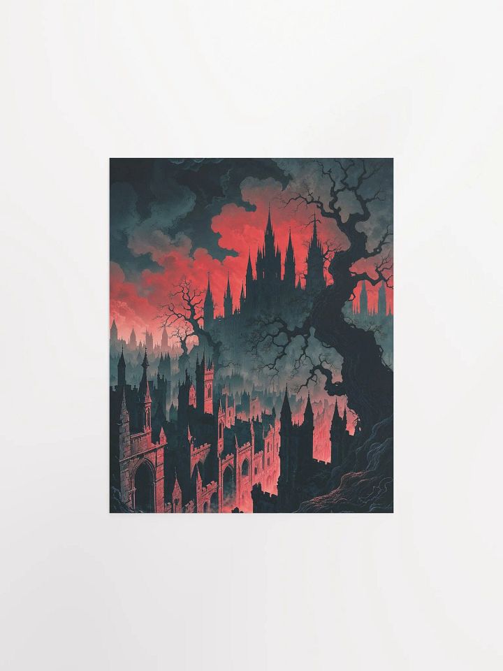 Crimson Gothic Dominion Matte Poster product image (5)