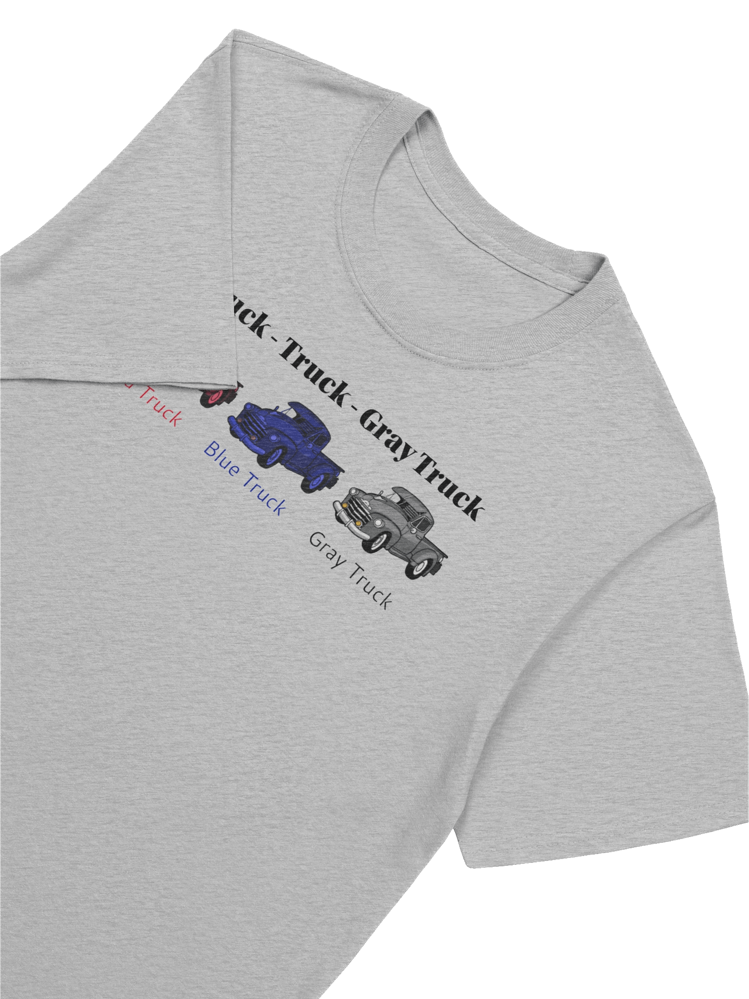 Truck Truck Gray Truck T-Shirt (unisex) product image (28)