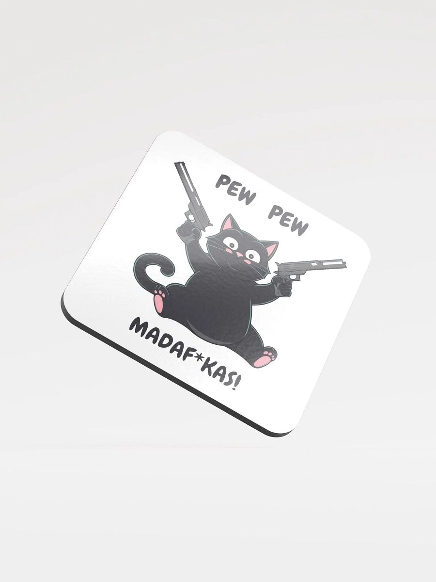 Pew Pew Kitty Coaster product image (1)
