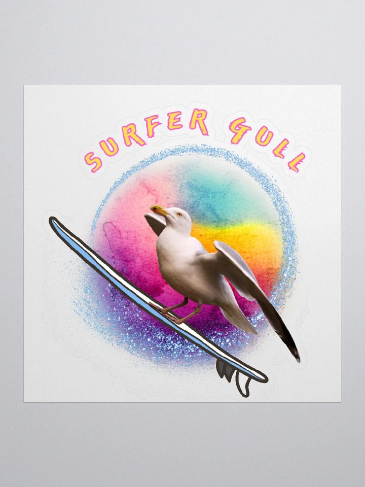 Soleil the Surfer Gull Stickers product image (1)