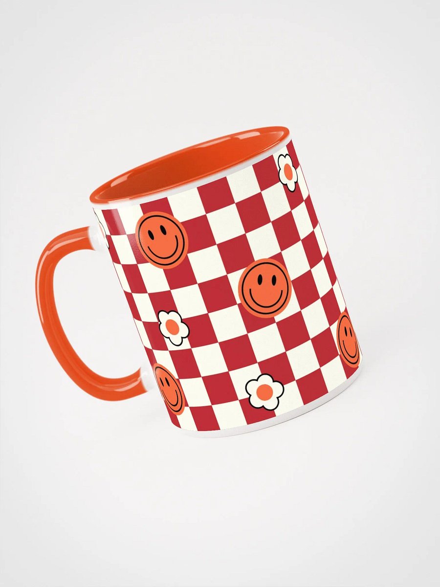 Checkered Smiley Mug product image (3)