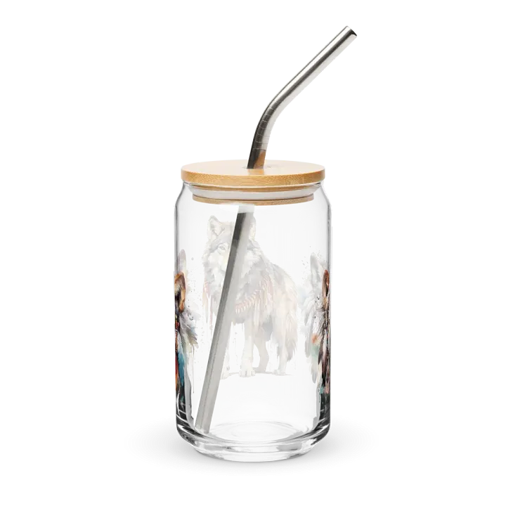 Spirit of the Wolf Pack Can-Shaped Glass product image (2)