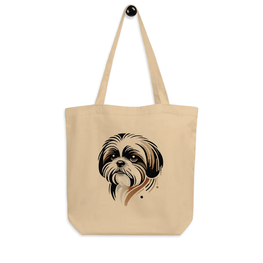Shih Tzu Chic: Minimalist Tote Bag product image (7)