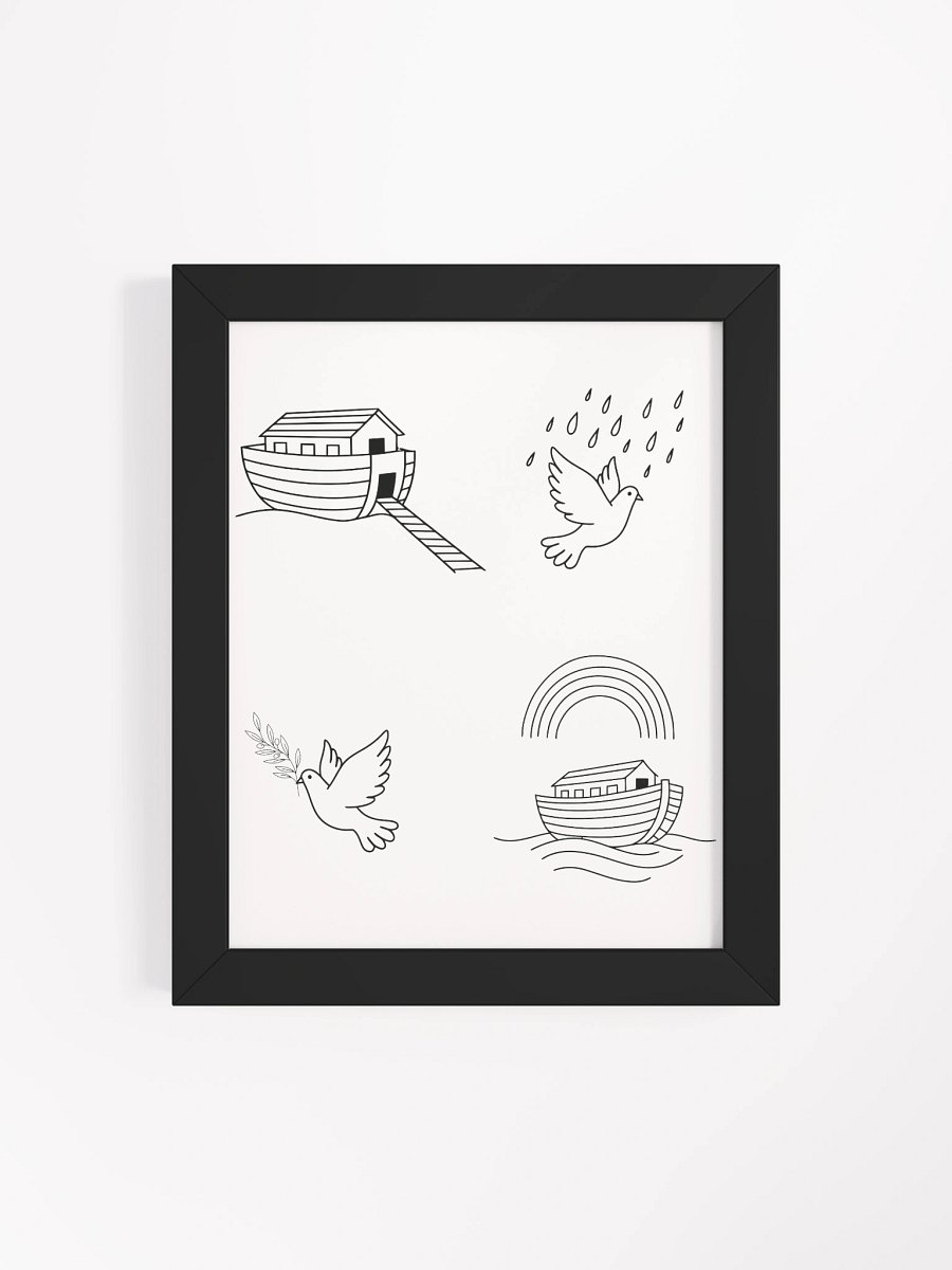 Noah's Ark Storyline Framed High-Quality Matte Poster product image (25)