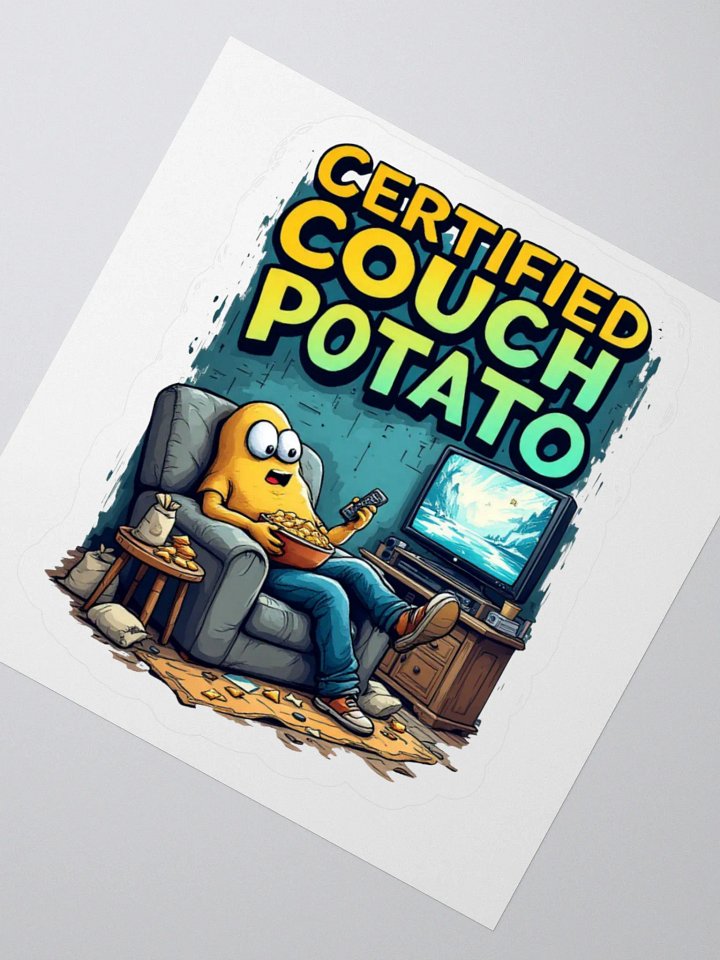 Certified Couch Potato Sticker Set product image (6)