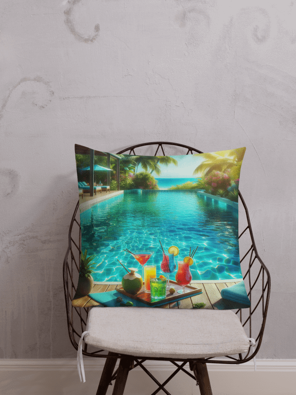 Tropical Oasis All-Over Print Pillow | Ai Design product image (1)