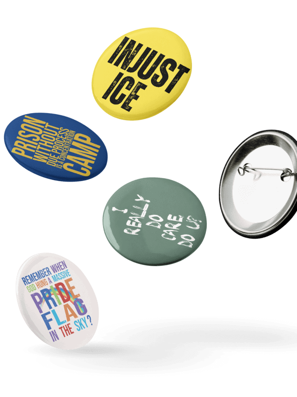 Democratic Political Smorgasbord Pack 2 Buttons Pins - Being Liberal product image (5)
