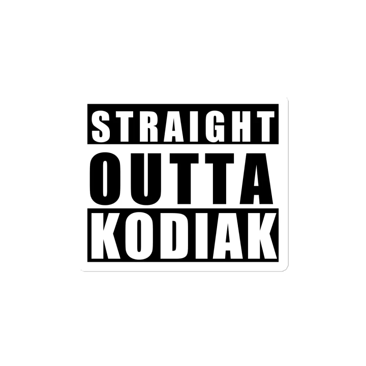 Straight Outta Kodiak Magnet product image (2)