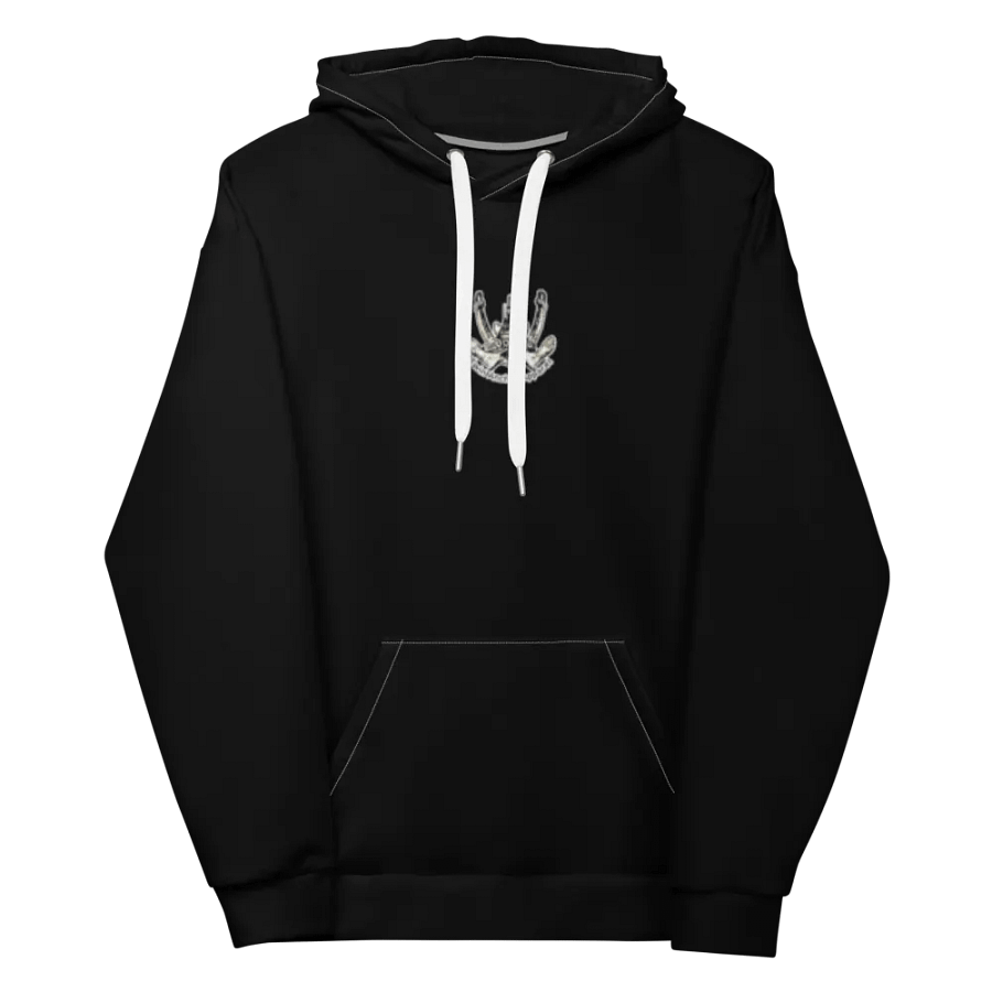 Black Foss double tug Sketch Hoodie product image (11)