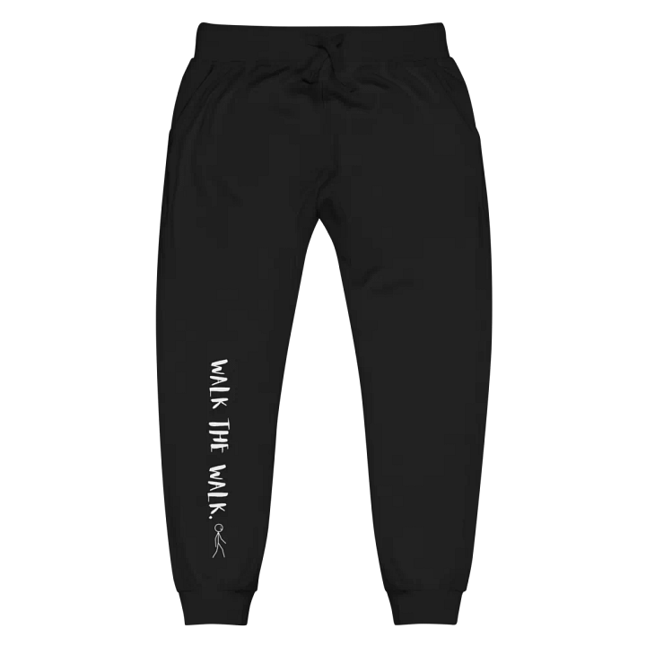 'Walk the Walk' Fleece Jogger Pants product image (1)